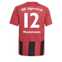 adidas Striped 24 Fan Trikot Rot Schwarz