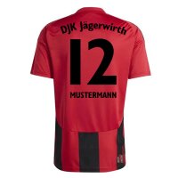 adidas Striped 24 Fan Trikot Rot Schwarz S